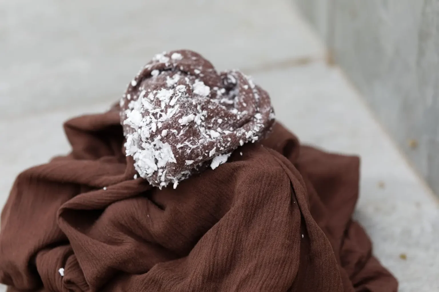 white residue on clothes after washing